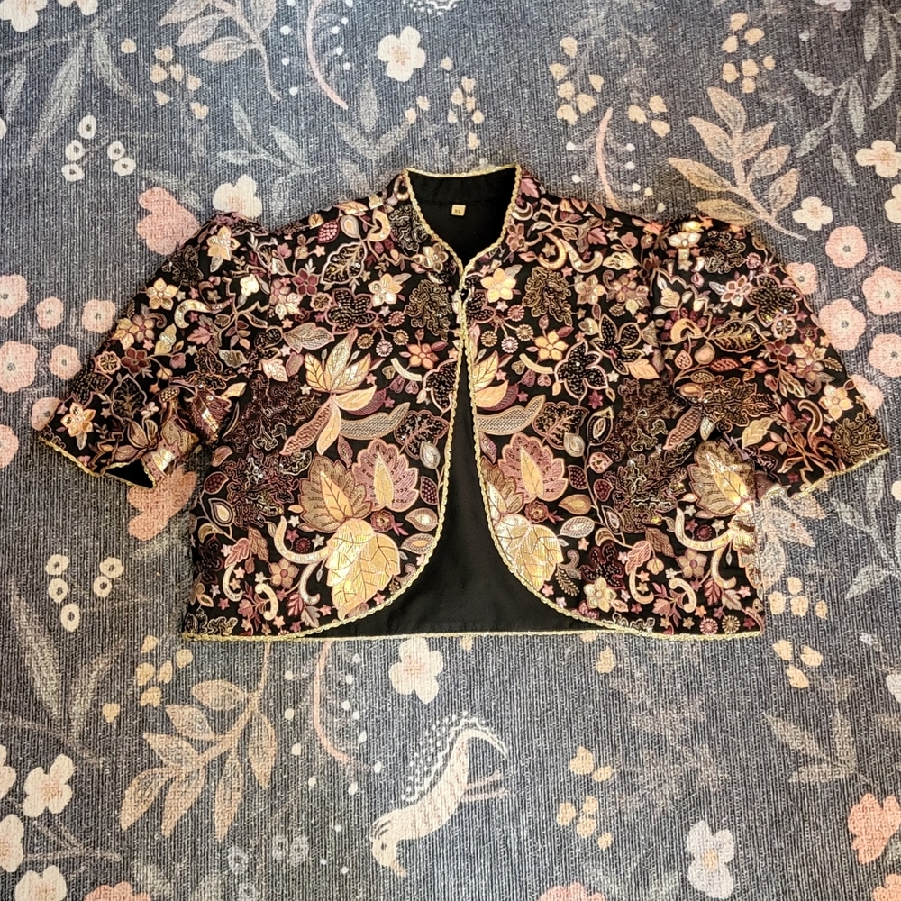 NWT Manyavar Indo Western Formal Dress And Jacket - Picture 4 of 7